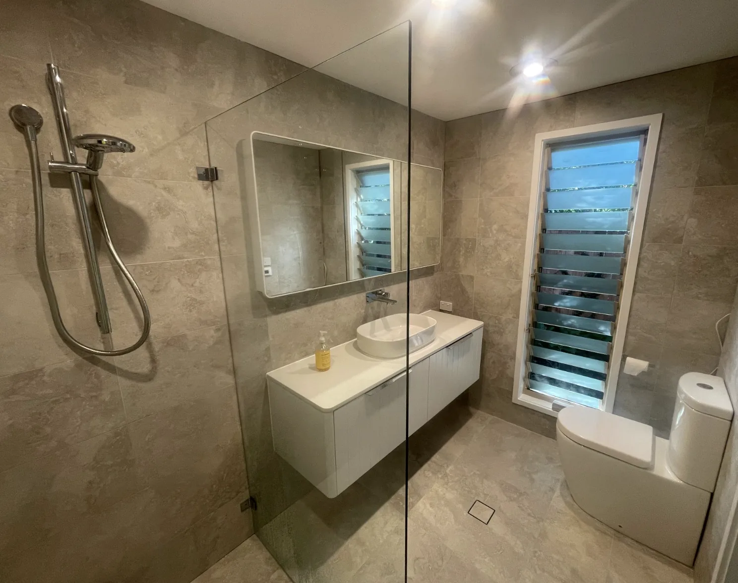 Bathroom plumbing fit-out