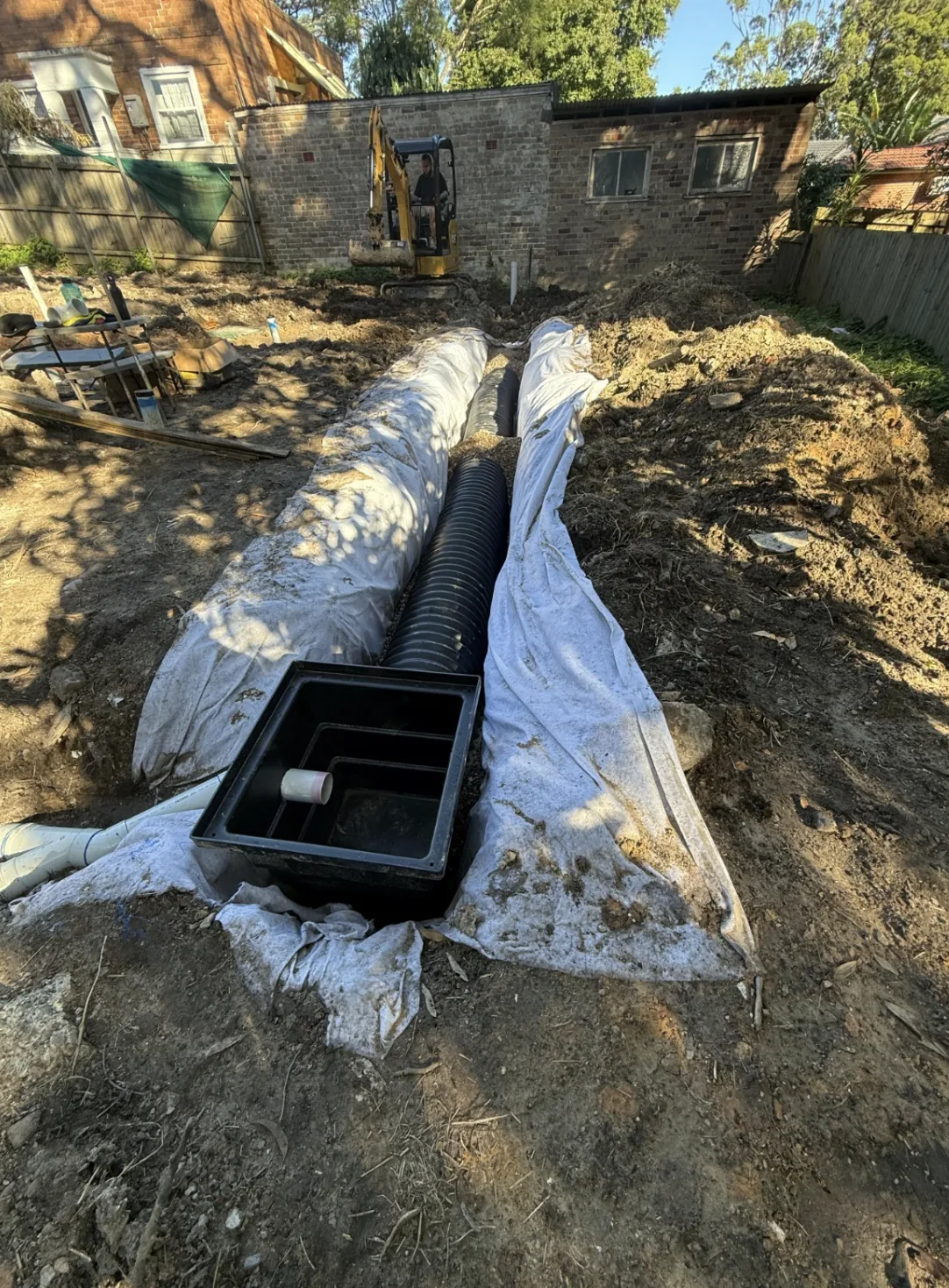 Drainage pit installation