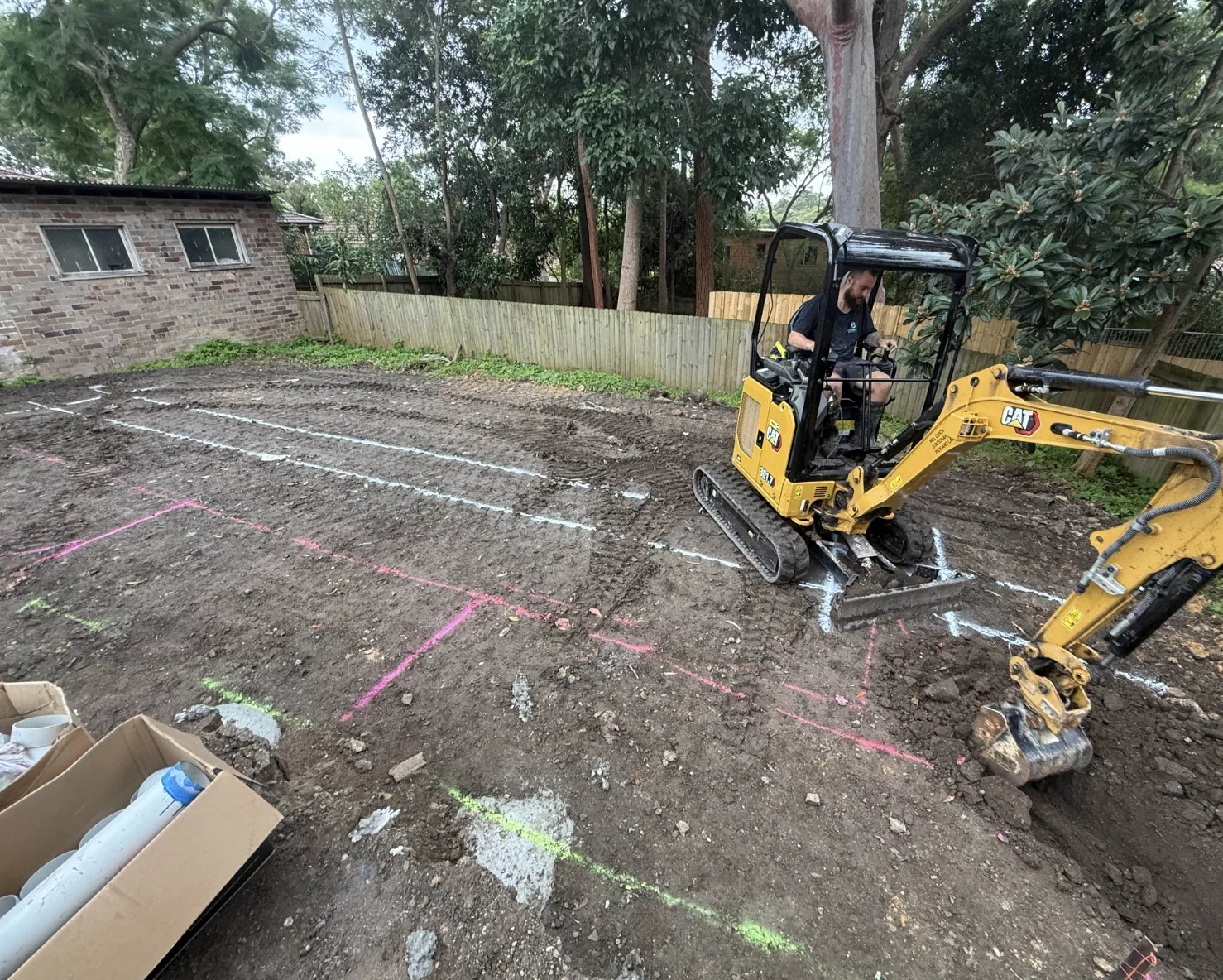 Plumbing groundworks