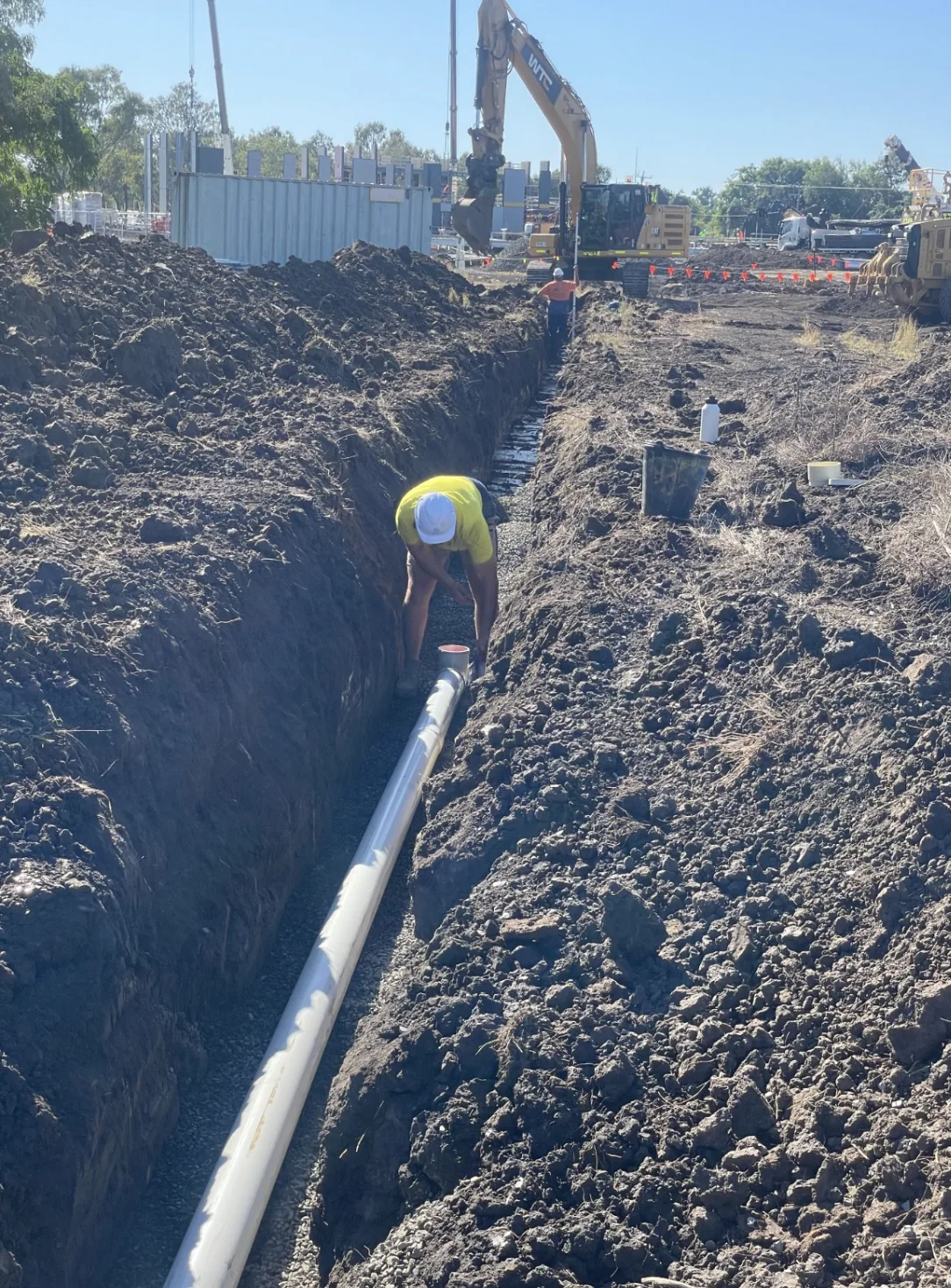 Sewer excavation and repair