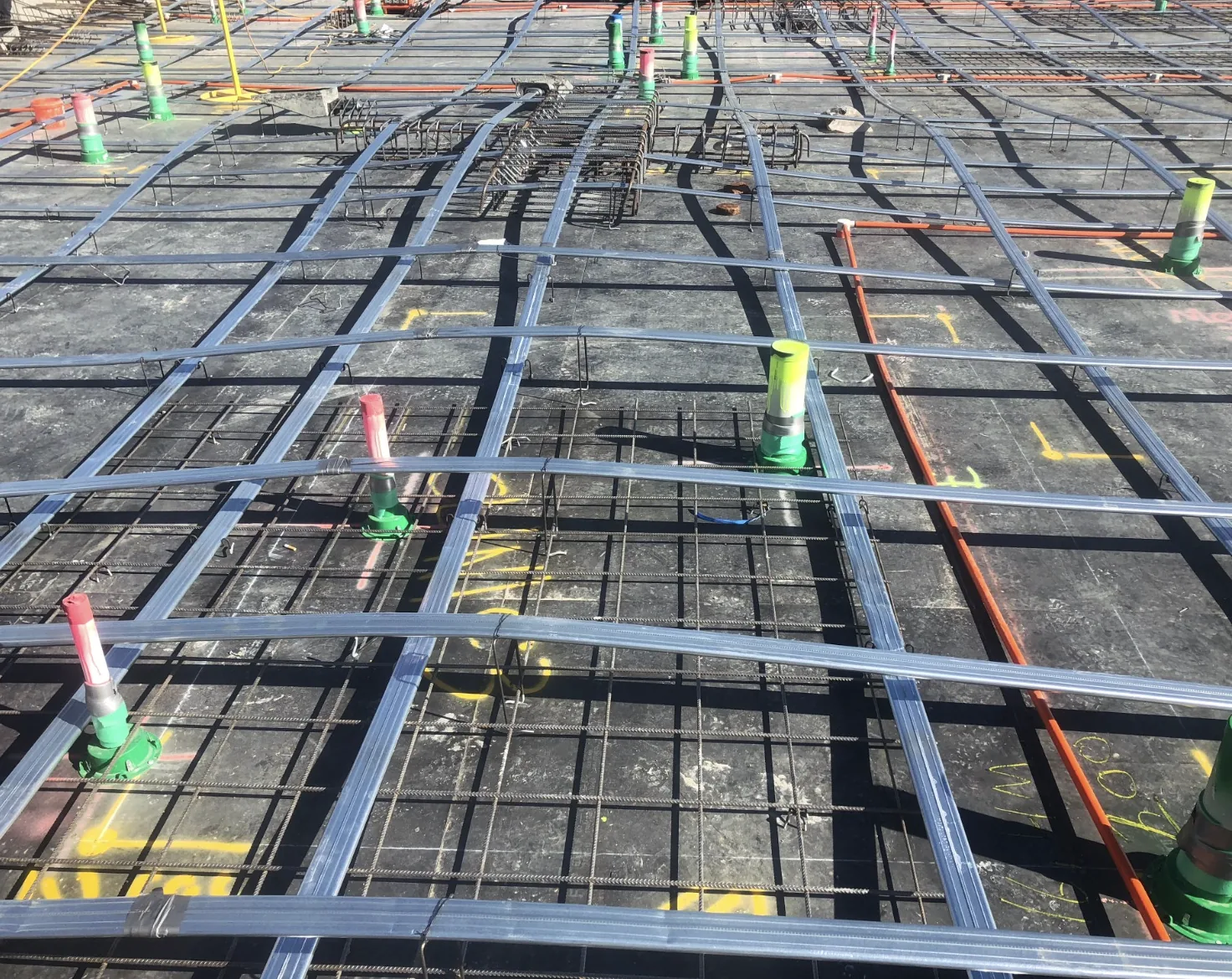 Under-slab plumbing work